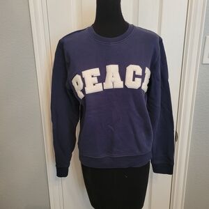 Tory Sport Navy Blue Crew Neck Sweater